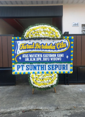 Papan Bunga Duka di Kassilampe